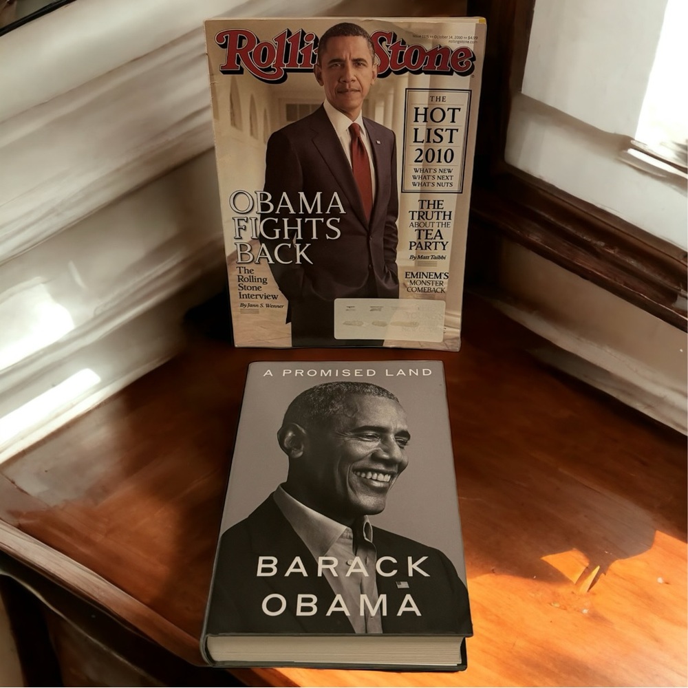 October 2010 Rolling Stone Magazine Obama on Cover and Obama’s Book - Picture 7 of 7